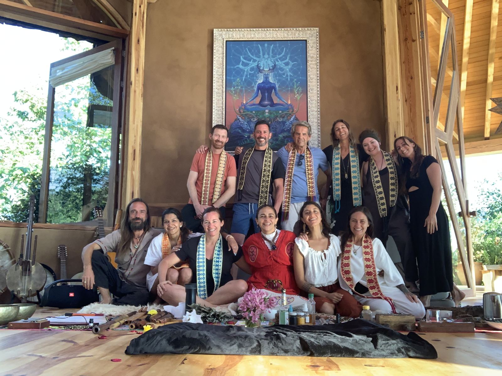 The tribe, gathered in the hall